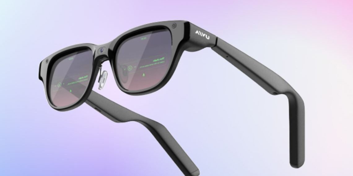 AIVU AI Glasses from TOZO with AI recognition and waveguide optics
